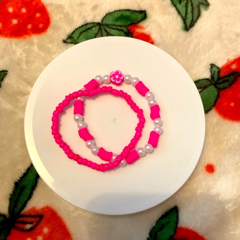 Pink bracelet sets